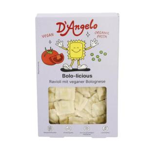 Ravioli mit veganer Bolognese