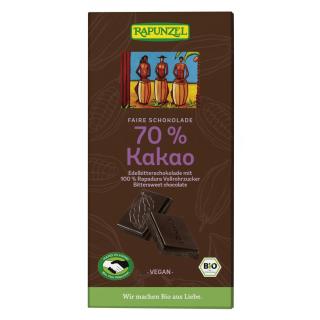 Edelbitter-Schokolade 70% Kakao