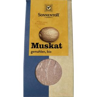 Muskatnuss, gemahlen, Tüte