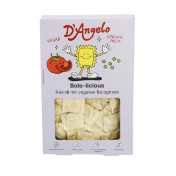 Ravioli mit veganer Bolognese